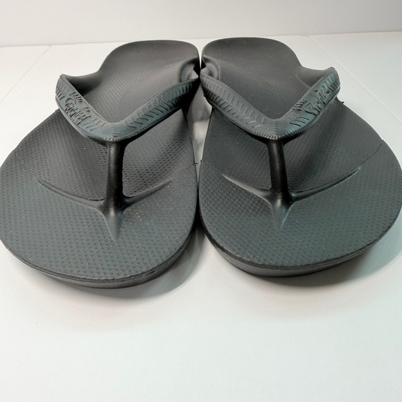 Archies Arch Support Flip Flops Mens 9 Womens 10 Black Orthotic Sandals main image 8
